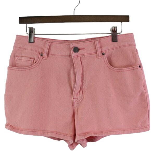 BDG Erin High Rise 5-Pocket Jean‎ Short Pink Size 30 - Picture 1 of 6